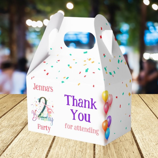 Gymnast cute kids birthday party favour box (Creator Uploaded)