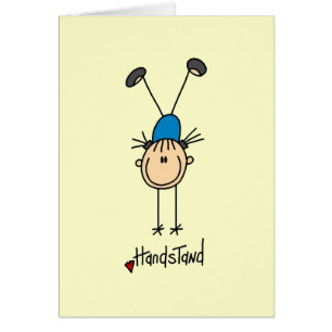 Gymnast Doing Handstands