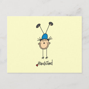 Gymnast Doing Handstands Postcard