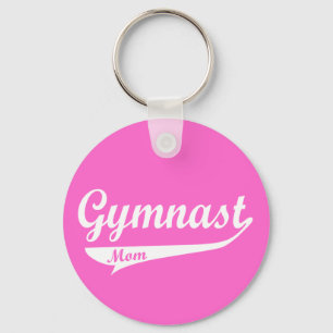 Gymnast Family Swoosh Female Key Ring