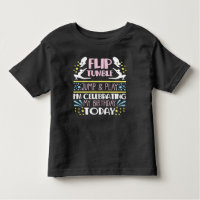 Gymnast Girl Gymnastic Birthday Flip Tumble Jump