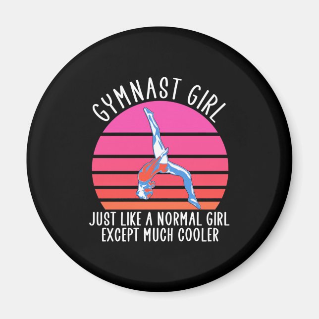 Gymnast Girl Magnet (Front)