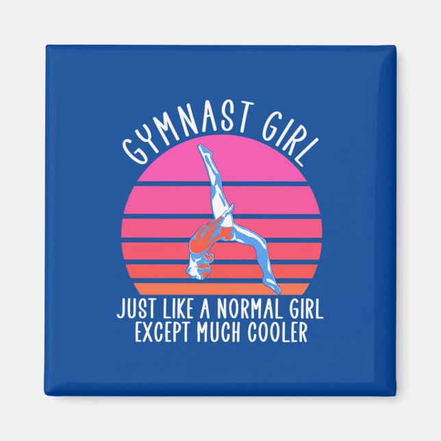 Gymnast Girl Magnet (Front)