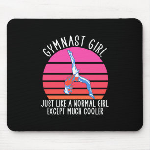 Gymnast Girl Mouse Pad