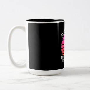 Gymnast Girl Two-Tone Coffee Mug