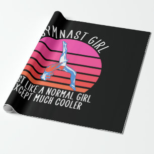 Gymnast Girl Wrapping Paper