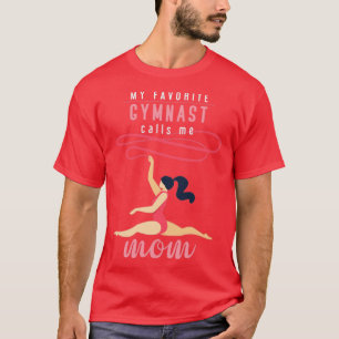 Gymnast Girls Athlete Mother Gymnastics T-Shirt