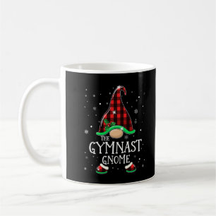 Gymnast Gnome Buffalo Plaid Matching Christmas 202 Coffee Mug