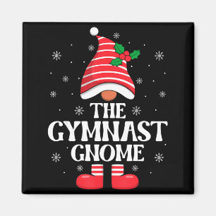 Gymnast Gnome Christmas Family Matching Group Funn Magnet