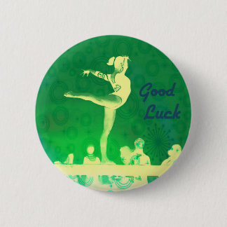 Gymnast Good Luck button