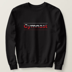 Gymnast - Gymnastics Modern Typography Arch Sweatshirt