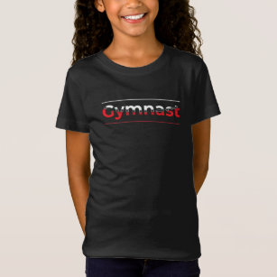 Gymnast - Gymnastics Modern Typography Arch T-Shirt