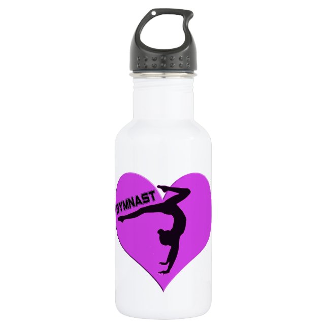 Gymnast Heart Handstand 532 Ml Water Bottle (Front)