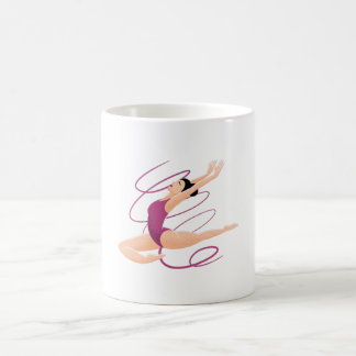 Gymnast Illustration Coffee Mug