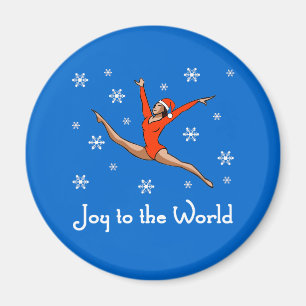Gymnast Joy to the World Magnet