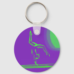 Gymnast key chain