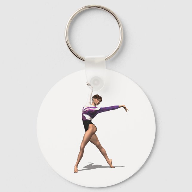 Gymnast Key Ring (Front)