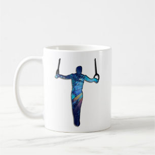 Gymnast Man Rings Duet Coffee Mug