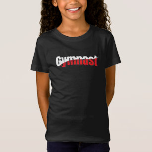 Gymnast - Mens Gymnastics Modern Typography Art T-Shirt