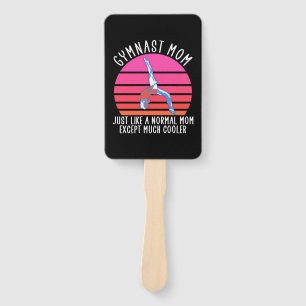 Gymnast Mum Hand Fan