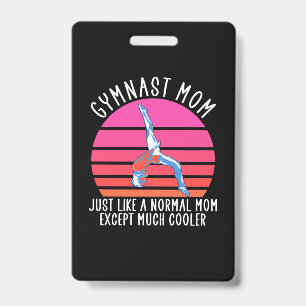 Gymnast Mum ID Badge
