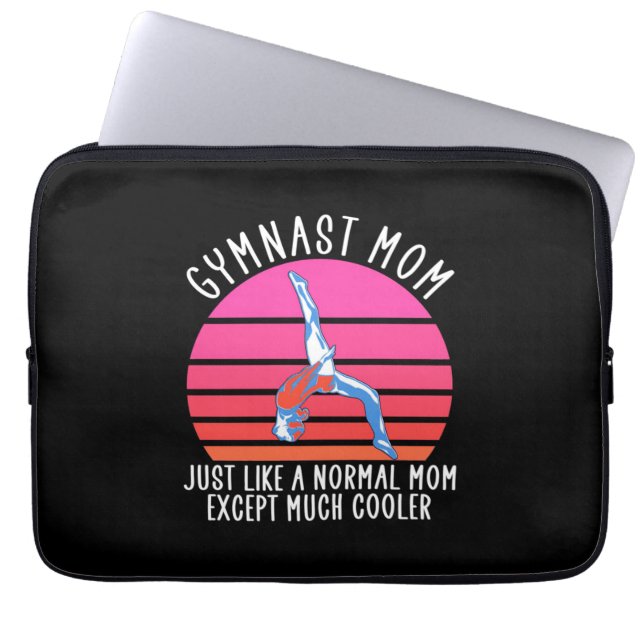 Gymnast Mum Laptop Sleeve (Front)