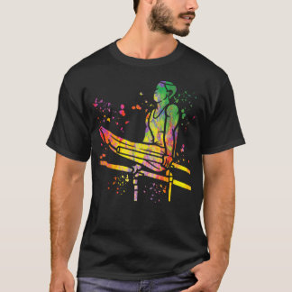 Gymnast Parallel Bars Boys Kids Artistic Gymnastic T-Shirt