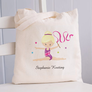Gymnast - Personalized Blonde Tote Bag
