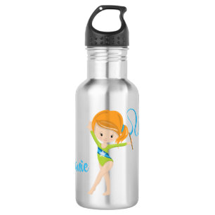 Gymnast - Personalized Red Hair 532 Ml Water Bottle