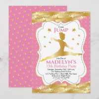 Gymnast Pink | Gold Stars Girl Birthday Party