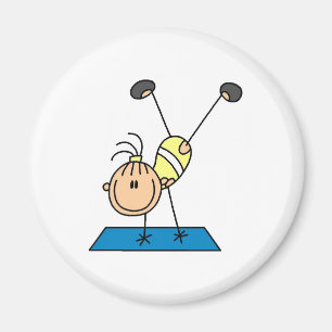 Gymnast Practicing Magnet