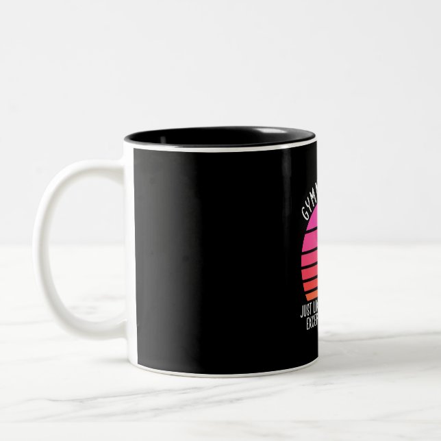Gymnast Queen Two-Tone Coffee Mug (Left)
