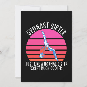Gymnast Sister Invitation