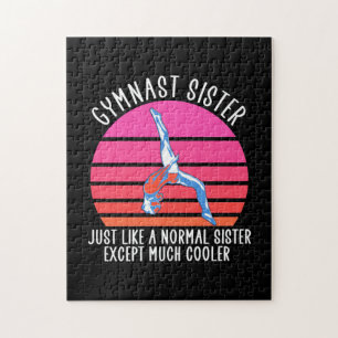 Gymnast Sister Jigsaw Puzzle