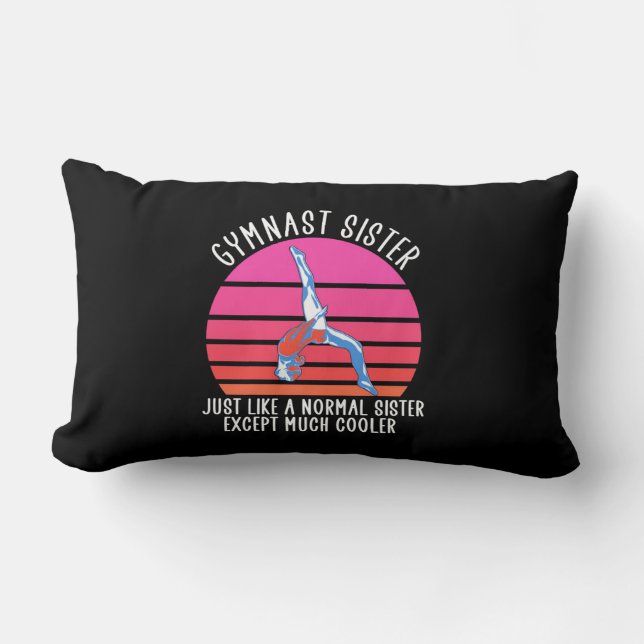 Gymnast Sister Lumbar Cushion (Front)