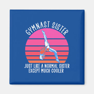 Gymnast Sister Magnet