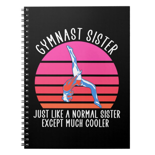 Gymnast Sister Notebook (Front)