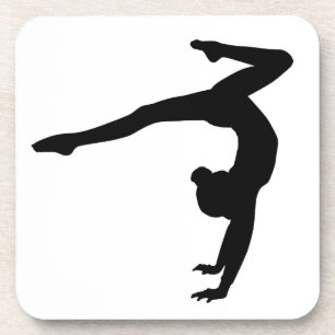 Gymnast Stag Handstand Gifts Coaster