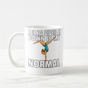 Gymnast Tumbling Cheerleading Girls Coffee Mug