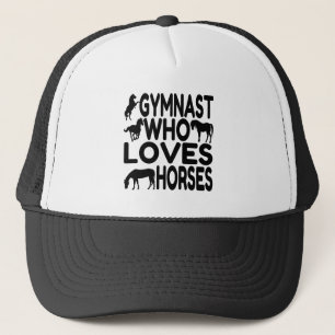 Gymnast Who Loves Horses Trucker Hat