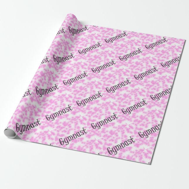 Gymnast Wrapping Paper (Unrolled)