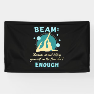 Gymnast Yourself On The Floor Banner