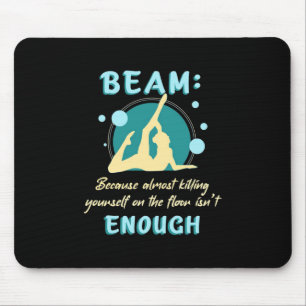 Gymnast Yourself On The Floor Mouse Pad