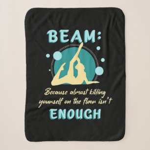 Gymnast Yourself On The Floor Sherpa Blanket