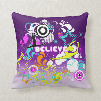 Gymnastic, Dance, girls graphic design pillow