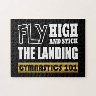 Gymnastics 101 Fly High - Bar Gymnast Jigsaw Puzzle