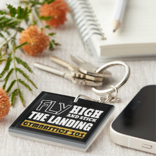 Gymnastics 101 Fly High - Bar Gymnast Key Ring
