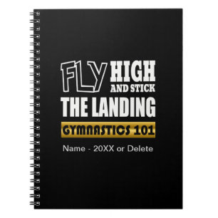 Gymnastics 101 Fly High - Bar Gymnast Notebook