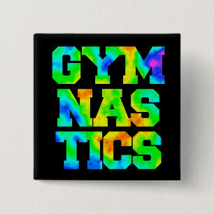 GYMNASTICS 15 CM SQUARE BADGE