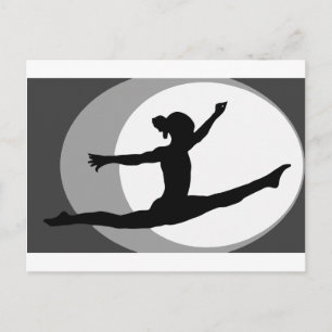 Gymnastics 4 postcard